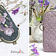 Order Japanese patchwork. Eyeglass case with clasp 'Favorite irises. Olga Abakumova. Lolenya (lolenya). Livemaster. . Eyeglass case Фото №3