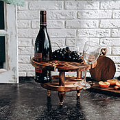 Для дома и интерьера handmade. Livemaster - original item Wine table made of Siberian cedar VN4. Handmade.