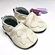 Girls Shoes, White Baby Booties, Butterflies Slippers, Moccs. Moccasins. ebooba. Online shopping on My Livemaster.  Фото №2