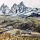 Watercolor painting ' Spring in the mountains', Pictures, Moscow,  Фото №1