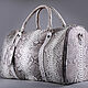 Python Genuine Leather Sports Bag IMP0584Z1. Sports bag. CrocShop. Online shopping on My Livemaster.  Фото №2