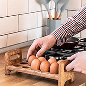 Для дома и интерьера handmade. Livemaster - original item Stand with handles for eggs in natural color. Handmade.