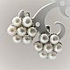 earrings: ' Neila ' - pearls, 925 silver. Earrings. masterskai. Online shopping on My Livemaster.  Фото №2
