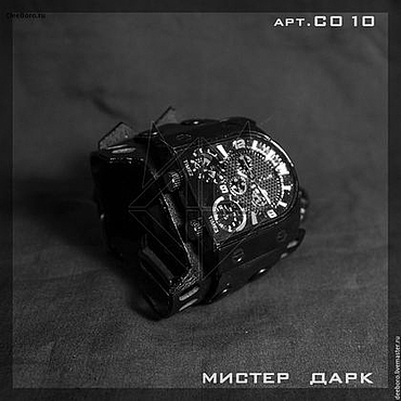 Украшения ручной работы. Ярмарка Мастеров - ручная работа Часы "Мистер Дарк". Handmade.