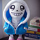 Мягкая Игрушка Санс из игры Андертейл Undertale (Sans). Мягкие игрушки. Алиса (joujoucraft). Интернет-магазин Ярмарка Мастеров.  Фото №2