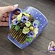 Кружка с цветочной композицией. Кружки и чашки. Polimer72. Ярмарка Мастеров.  Фото №4