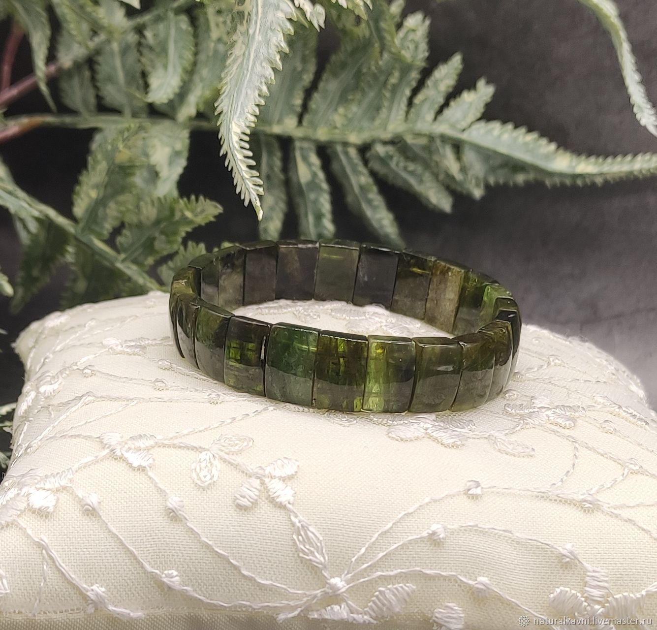 8.9mm Natural Green Tourmaline Crystal Round Beads Bracelet AAA | eBay