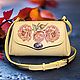  красная сумка женская с вышивкой пионы. Сумка через плечо. Attention grabbing bags: сумки. Ярмарка Мастеров.  Фото №5