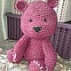 Order Pink Bear with manicure. Melange Bears. Livemaster. . Stuffed Toys Фото №3