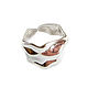 Silver Crumpled Ring, Textured ring, ring without inserts. Rings. Irina Moro. Online shopping on My Livemaster.  Фото №2