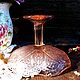Винтаж: Антикварная ваза на ножке. бр.Краевские. 50-е годы СССР. Вазы винтажные. Мария   ' Ретро-магия'. Ярмарка Мастеров.  Фото №8