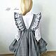 Заказать Сарафан трансформер 2 в 1 " Milady". Little___dress. Ярмарка Мастеров. . Школьная форма Фото №3