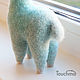 Llama in turquoise, a toy made of wool. Felted Toy. touch-me. My Livemaster. Фото №5