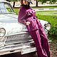 Women's costume in the style of the 70s 'Purple charm', Suits, Moscow,  Фото №1