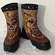 Men's felted boots Iron Maiden. High Boots. wool gifts. Online shopping on My Livemaster.  Фото №2