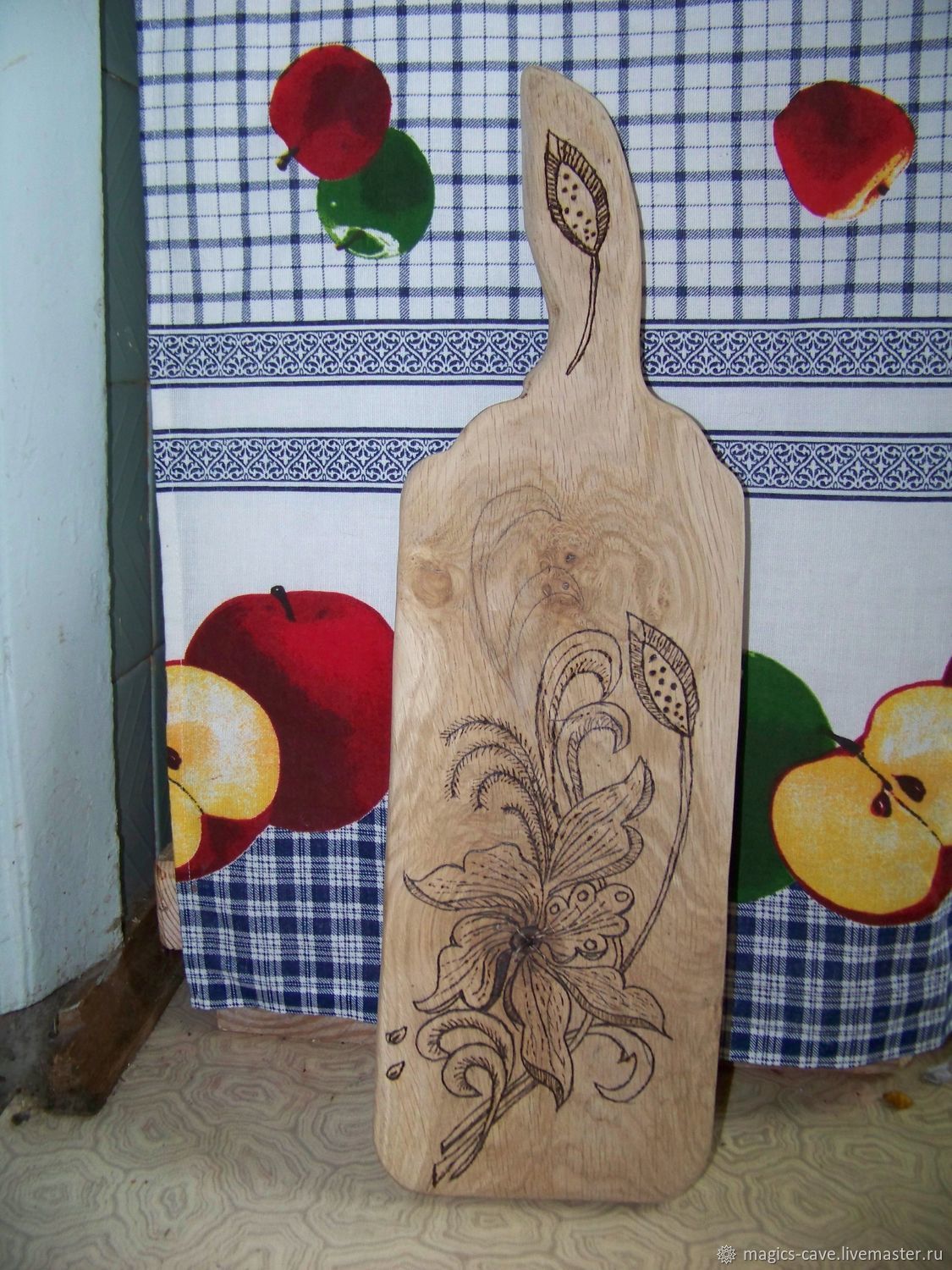 Cutting Board, serving Board 'Bouquet with Lily', Cutting Boards, Volgograd,  Фото №1