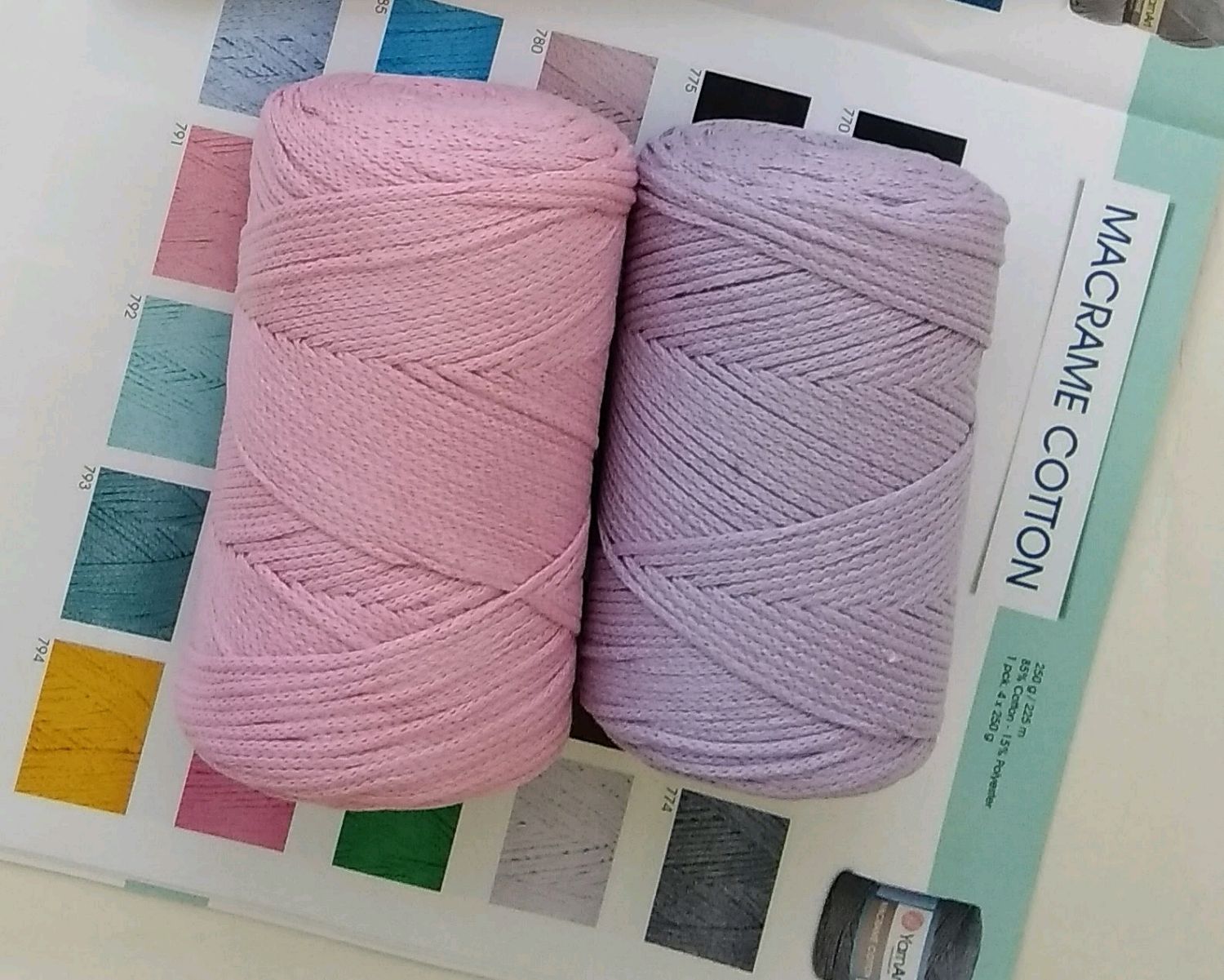 Пряжа Макраме коттон-YarnArt Macrame cotton – заказать на Ярмарке ...