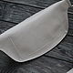 Бежевая сумка на пояс из натуральной кожи. Поясная сумка. Leather Fish Crafts - Изделия из кожи. Ярмарка Мастеров.  Фото №4