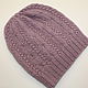 Woolen hat 'lilac'. Caps. gallery Korban Sofia. Online shopping on My Livemaster.  Фото №2