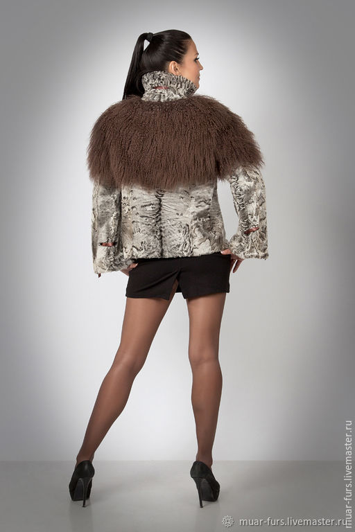 Jacket from Astrakhan fur with Lama Fantasy – купить на Ярмарке Мастеров –  6Q9M7COM | Fur Coats, Kirov