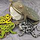 Order Coin holders: Olive Frog beaded purse. AirinBeads. Livemaster. . Coin boxes Фото №3
