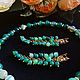 Серьги-грозди с зелёным агатом. Серьги классические. Scherlena. Ярмарка Мастеров.  Фото №4