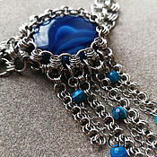 Украшения handmade. Livemaster - original item Necklace: Blue sea. Handmade.