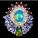 "Византийская корона" кольцо с натуральным камнем, Кольца, Ульяновск,  Фото №1