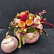 Тыква. Розовый сад. Съедобные букеты. Кумпан Юлия FLOWERS  ACCESSORIES. Ярмарка Мастеров.  Фото №4