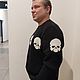 Order Sweater with skulls made of 100% merino wool. Knitted Things For All (matronka). Livemaster. . Mens sweaters Фото №3