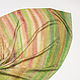 Green handkerchief, jacquard, 100% silk, hand-painted. Shawls1. ArtBeklov. Online shopping on My Livemaster.  Фото №2