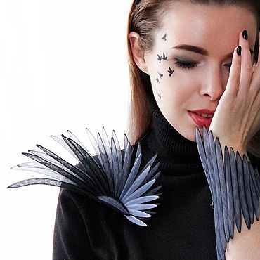Украшения ручной работы. Ярмарка Мастеров - ручная работа Брошь “Wing”. Handmade.