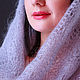 Order Down scarf 'monsoon' grey. Dom-puha (dom-puha). Livemaster. . Shawls1 Фото №3