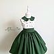 Заказать Платье "Felice" цветущая зелень. Little___dress. Ярмарка Мастеров. . Платье Фото №3