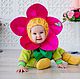 Карнавальный новогодний костюм Цветочка для малышей и детей
