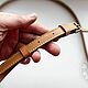 Ремень для сумки Натуральная оранжевая кожа Любые изделия из кожи. Ремни для сумок. кожаных дел мастер Андрей (wesmont). Ярмарка Мастеров.  Фото №5