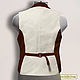 Adir vest made of genuine suede/leather (any color). Mens vests. Elena Lether Design. My Livemaster. Фото №5