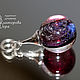 КОСМОС. Кулон 8. Подвеска. Викторова Вера Lampwork. Интернет-магазин Ярмарка Мастеров.  Фото №2