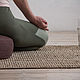Pillow for meditation 'Dzafu' (round). Yoga Products. masterskaya-zlataslava. Online shopping on My Livemaster.  Фото №2