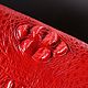 Сумка женская из натуральной кожи крокодила IMA0769R1. Классическая сумка. CrocShop товары из экзотической кожи. Ярмарка Мастеров.  Фото №7
