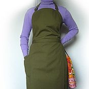 Для дома и интерьера handmade. Livemaster - original item Pottery female apron. Japanese style apron. Handmade.