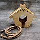 Order A bird feeder from a tree house kid for painting. Art bird feeder. Livemaster. . Bird feeders Фото №3