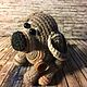 Mongrel dog. Stuffed Toys. strand of wool. My Livemaster. Фото №6