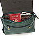clutches: Women's Leather Green Viann S44t-632 Clutch Bag. Clutches. Natalia Kalinovskaya. My Livemaster. Фото №6