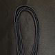 Gaitan silk cord Black and blue Inky without lock 60 cm, Necklace, St. Petersburg,  Фото №1