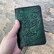 Заказать Обложка для паспорта Иггдрасиль кожаная ручная работа. Iron Arm Leatherworks (Екатерина). Ярмарка Мастеров. . Обложка на паспорт Фото №3