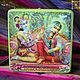 Box 'Krishna and Radha', Indian style, Esoteric Mandala, Moscow,  Фото №1