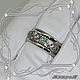 Ring 'Wedding rings-EXCLUSIVE' 925 silver, emeralds, rhodium.VIDEO. Rings. MaksimJewelryStudio. My Livemaster. Фото №6