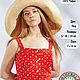 Unpainted raffia hat / CLASSIC. Hats1. Lisa Prior Fashion Brand & Atelier. Online shopping on My Livemaster.  Фото №2