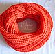 Knitted scarf - LIC Mandarin. Snudy1. (Milena-Pobedova) (Milena-Pobedova). Online shopping on My Livemaster.  Фото №2